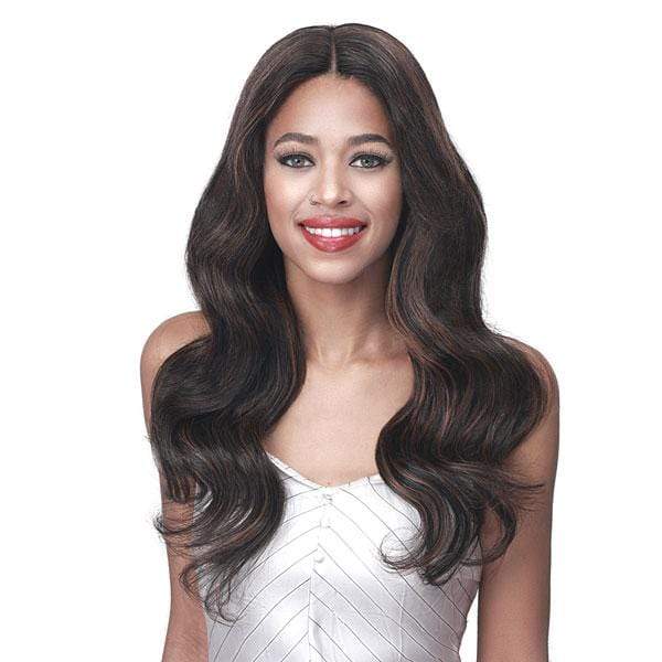 Bobbi Boss 100% Human Hair Lace Front Wig - MHLF492 NATURAL WAVE 18