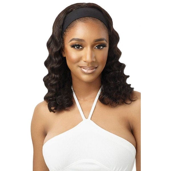 Outre 100% Human Hair Headband Wig - BODY CURL 16