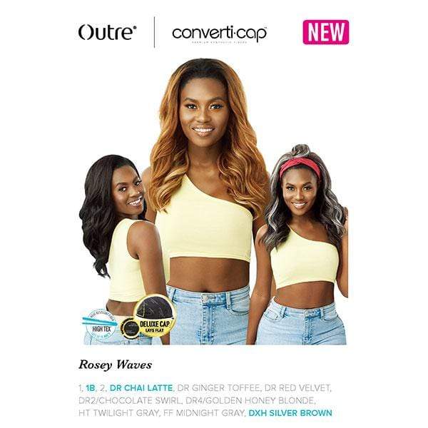 Outre Converti Cap Synthetic Hair Wig - ROSEY WAVES - Mose Wig