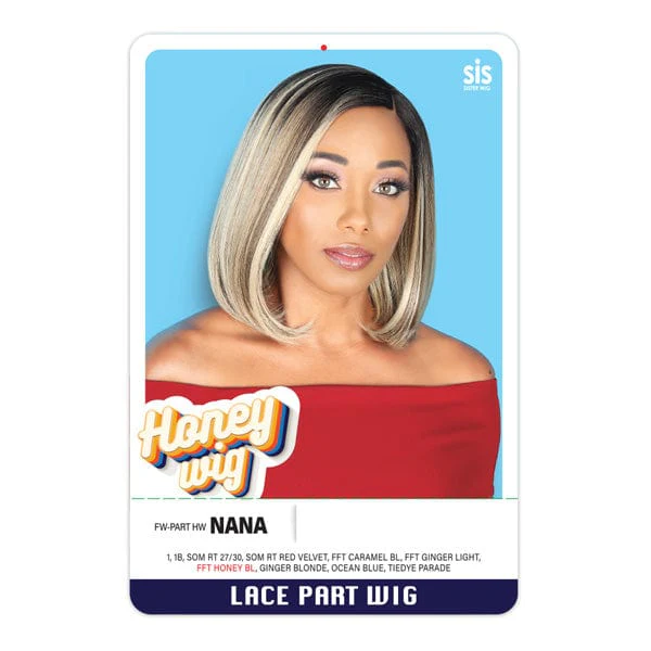 Zury Sis Honey Wig Synthetic HD Lace Part Wig - FW PART HW NANA - Clearance - Mose Wig
