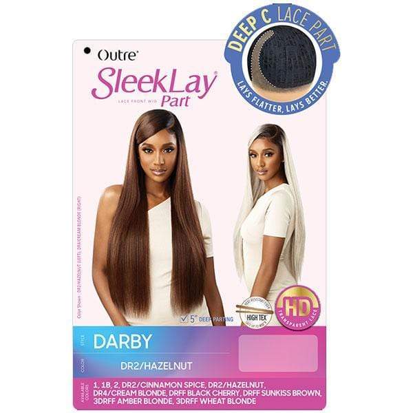 Outre Synthetic Sleeklay Part HD Lace Front Wig - DARBY - Mose Wig
