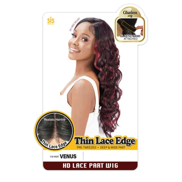 Zury Sis Synthetic Thin Lace Edge Glueless HD Lace Part Wig - VENUS - Mose Wig