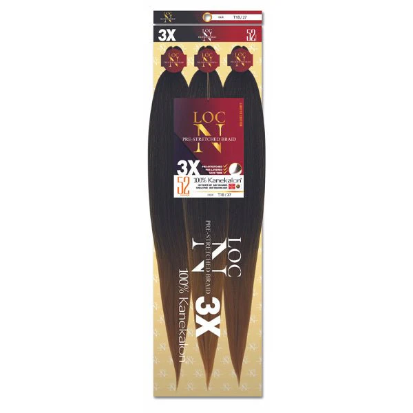 Loc N Synthetic Pre-Stretched Braiding Hair - 52'' - Mose Wig