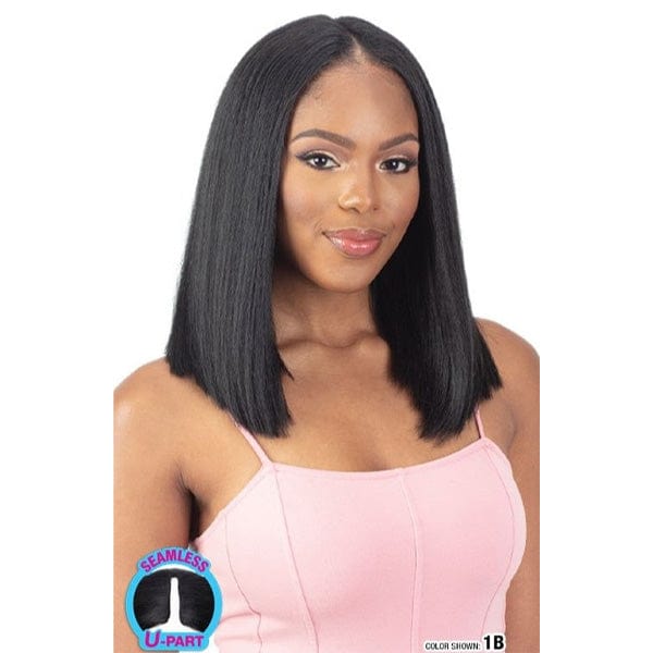 Shake N Go Organique U-Part Wig - NATURAL YAKY STRAIGHT 14