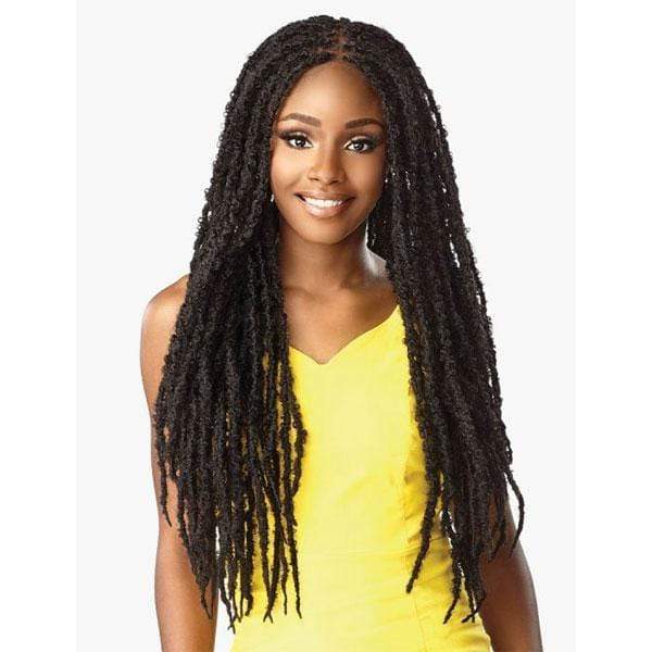 Sensationnel Cloud 9 Synthetic 4x4 Lace Parting Swiss Braid Lace Wig - BUTTERFLY LOCS 30