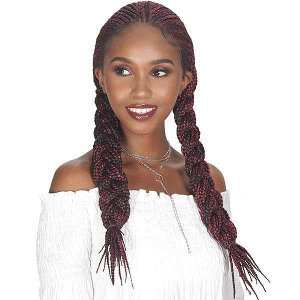 Zury Sis Diva Collection Synthetic Hair Lace Front Wig - DIVA LACE FULANI BOX 30 - Mose Wig