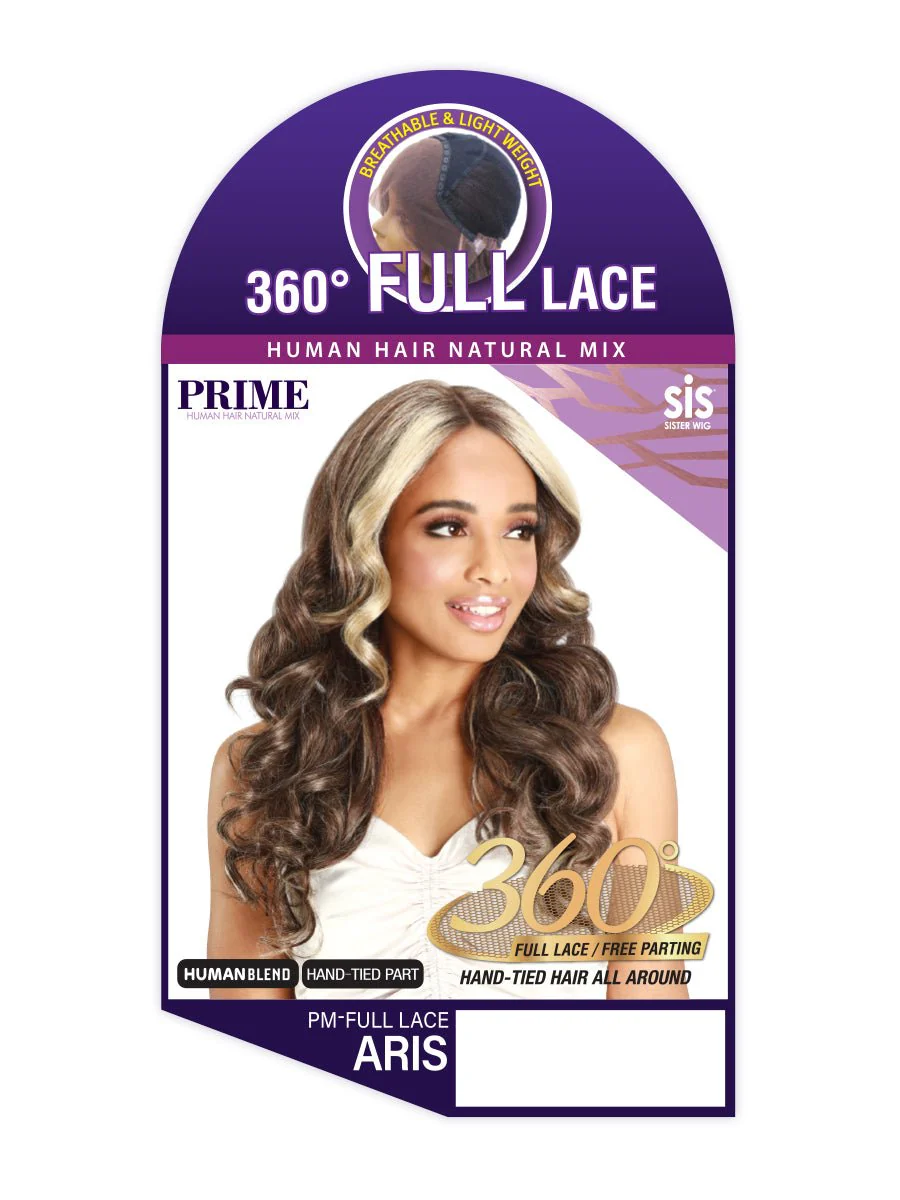 Zury Sis Prime Human Hair Blend Lace Front Wig - PM FULL LACE ARIS - Mose Wig