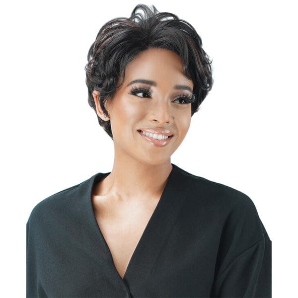 Zury Sis Human Hair Blend Natural Mix Hand-Tied Lace Front Wig - PM LF LUCY - Mose Wig