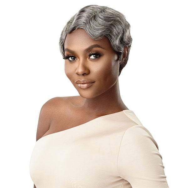Outre 100% Human Hair Fab & Fly Gray Glamour Wig - MARINETTE - Mose Wig