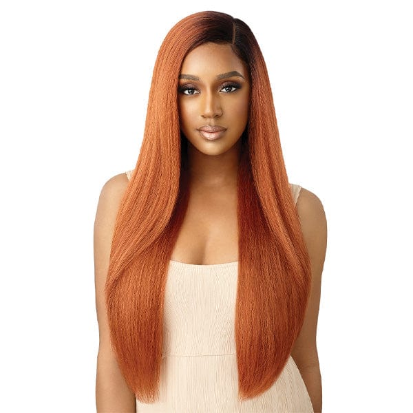 Outre Synthetic Swiss HD Lace Front Wig - NATURAL YAKI 30