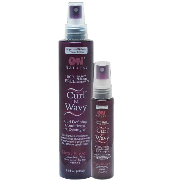 On Natural Curl-N-Wavy Curl Defining Conditioner & Detangler - Cherry Blossom - (C) - Mose Wig