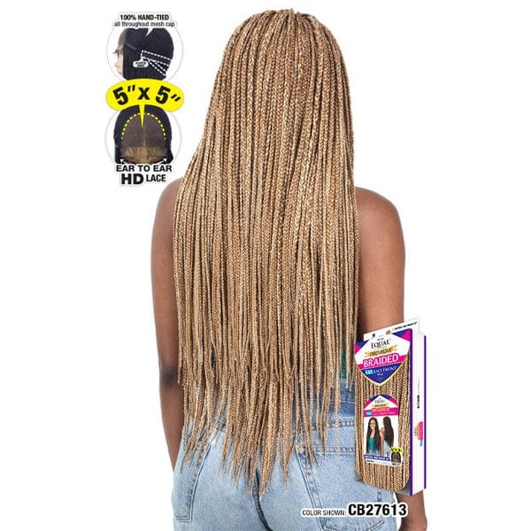 Freetress Equal Synthetic Braided Lace Front Wig -  NATURAL BOX BRAID 32