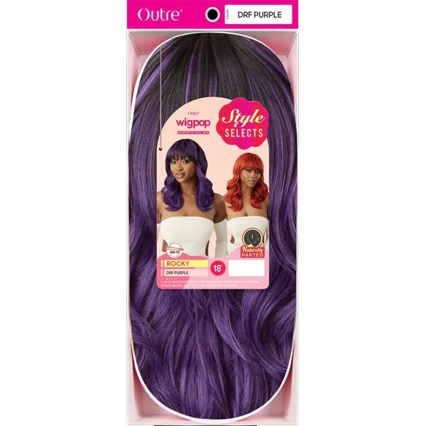 Outre Wigpop Synthetic Hair Full Wig - ROCKY - Mose Wig