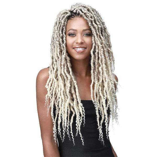Bobbi Boss Synthetic Crochet Braid - MESSY FAUX LOCS CURLY TIPS 18 - Mose Wig