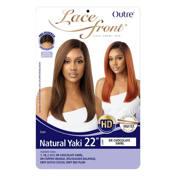 Outre Synthetic Swiss HD Lace Front Wig - NATURAL  YAKI 22�� - Mose Wig