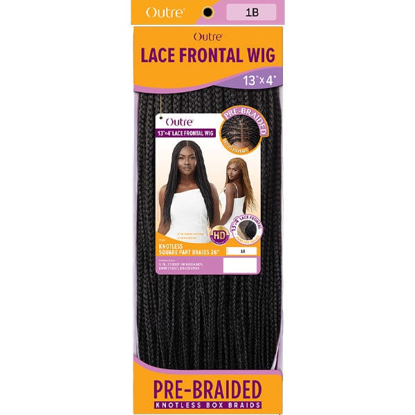 Outre 13x4 HD Pre-Braided Lace Front Wig - KNOTLESS SQUARE PART BRAIDS 26
