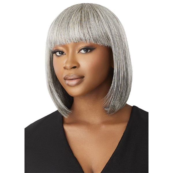 Outre 100% Human Hair Fab & Fly Gray Glamour Full Cap Wig - HH DERIA - Mose Wig