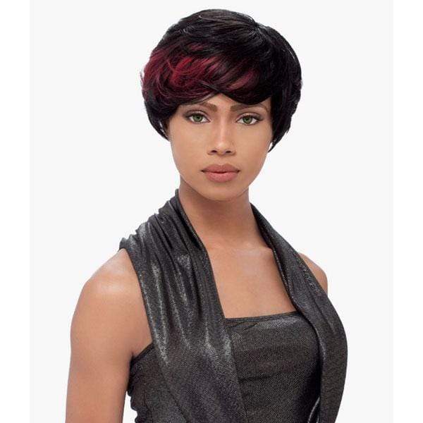 Sensationnel 100% Human Hair Bump Collection Wig - FEATHER CHARM - Mose Wig