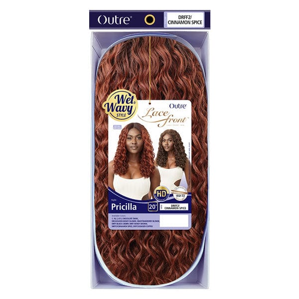 Outre Synthetic Swiss Wet & Wavy Lace Front Wig - PRICILLA - Mose Wig
