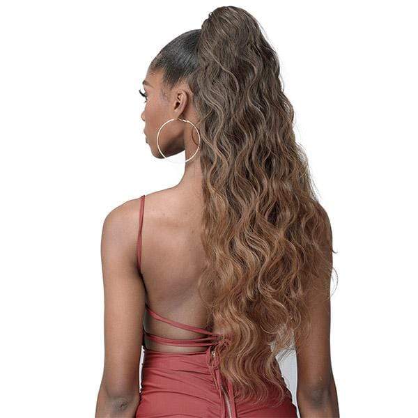 Bobbi Boss Miss Origin Tress Up Human Hair Blend Ponytail -MOD022 BODY WAVE 28