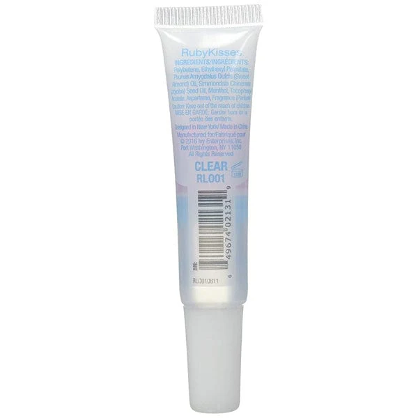 Ruby Kisses Hydrating Lip Oil-Clear-RLO01-0.33oz - (C) - Mose Wig