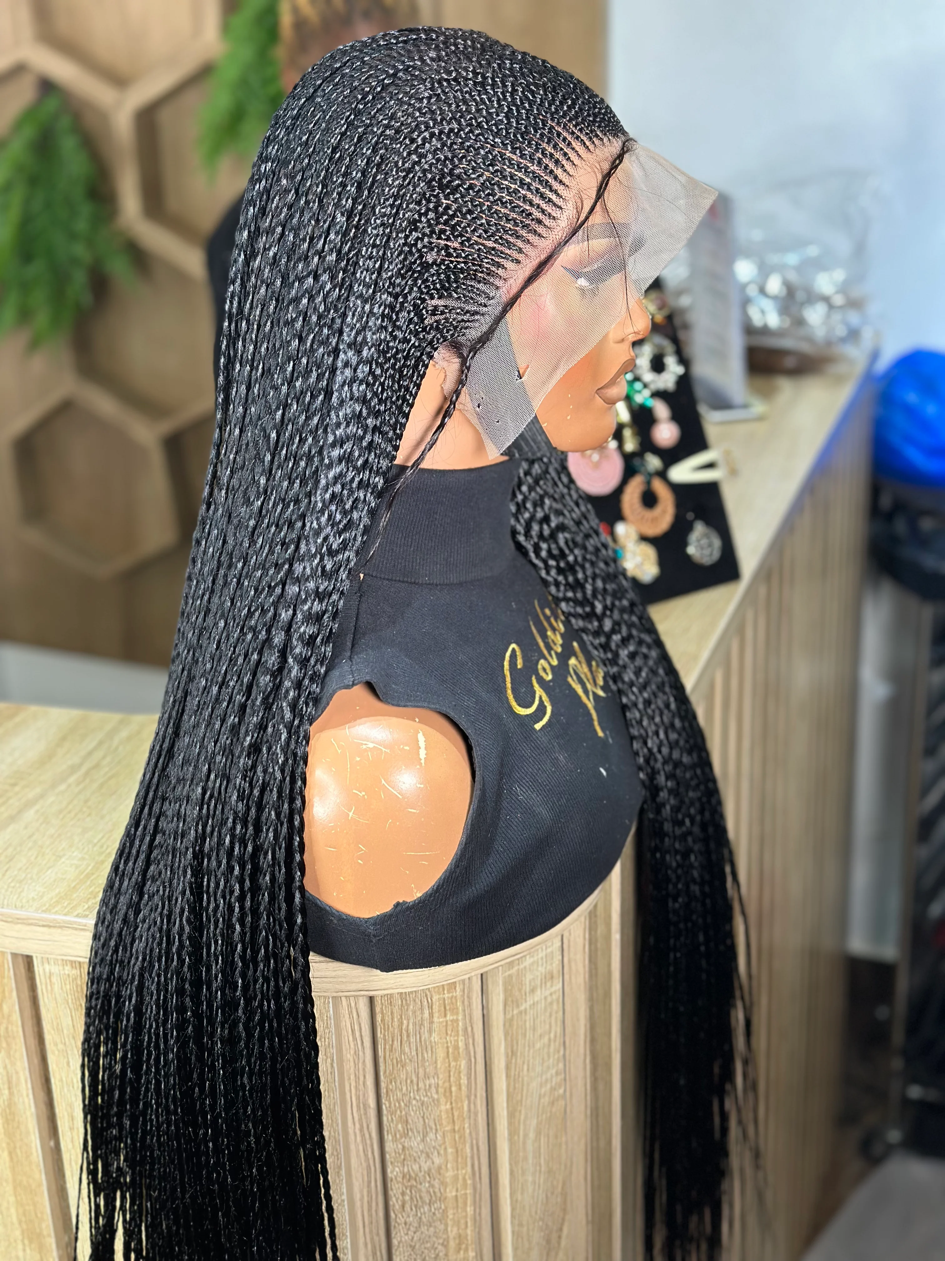 Amina Unit - Cornrow Braided Wig - Mose Wig