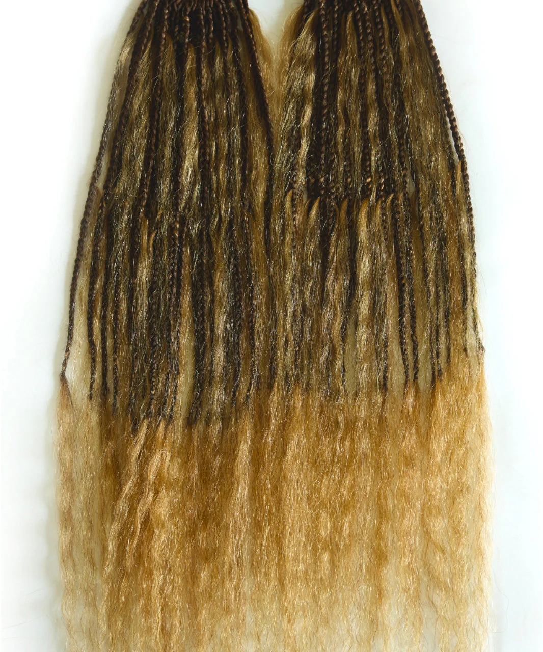 Colorful Crochet Boho Box Braids With Human Hair Super Curls 28