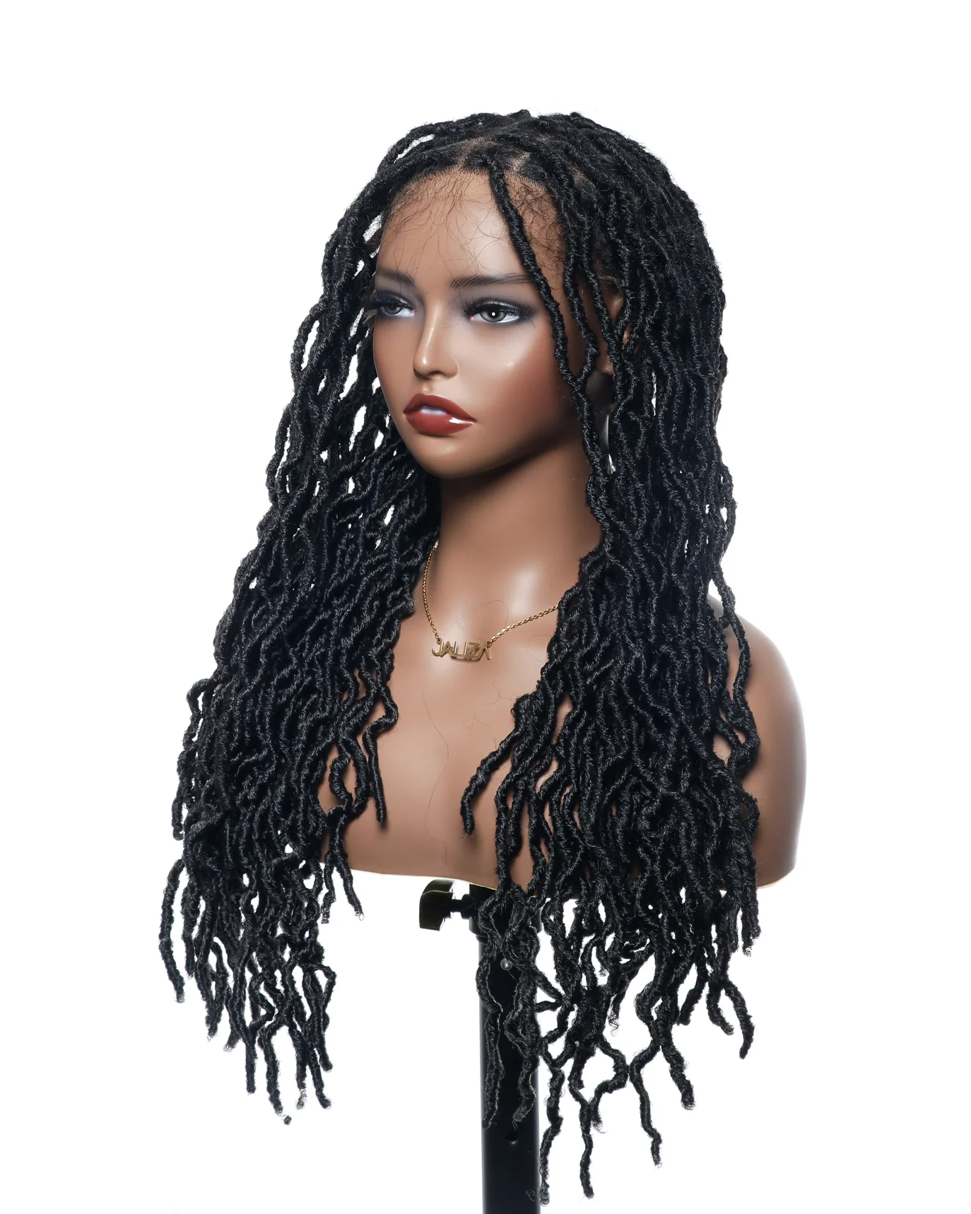 Salon-Level Knotless Locs HD Full Lace 24