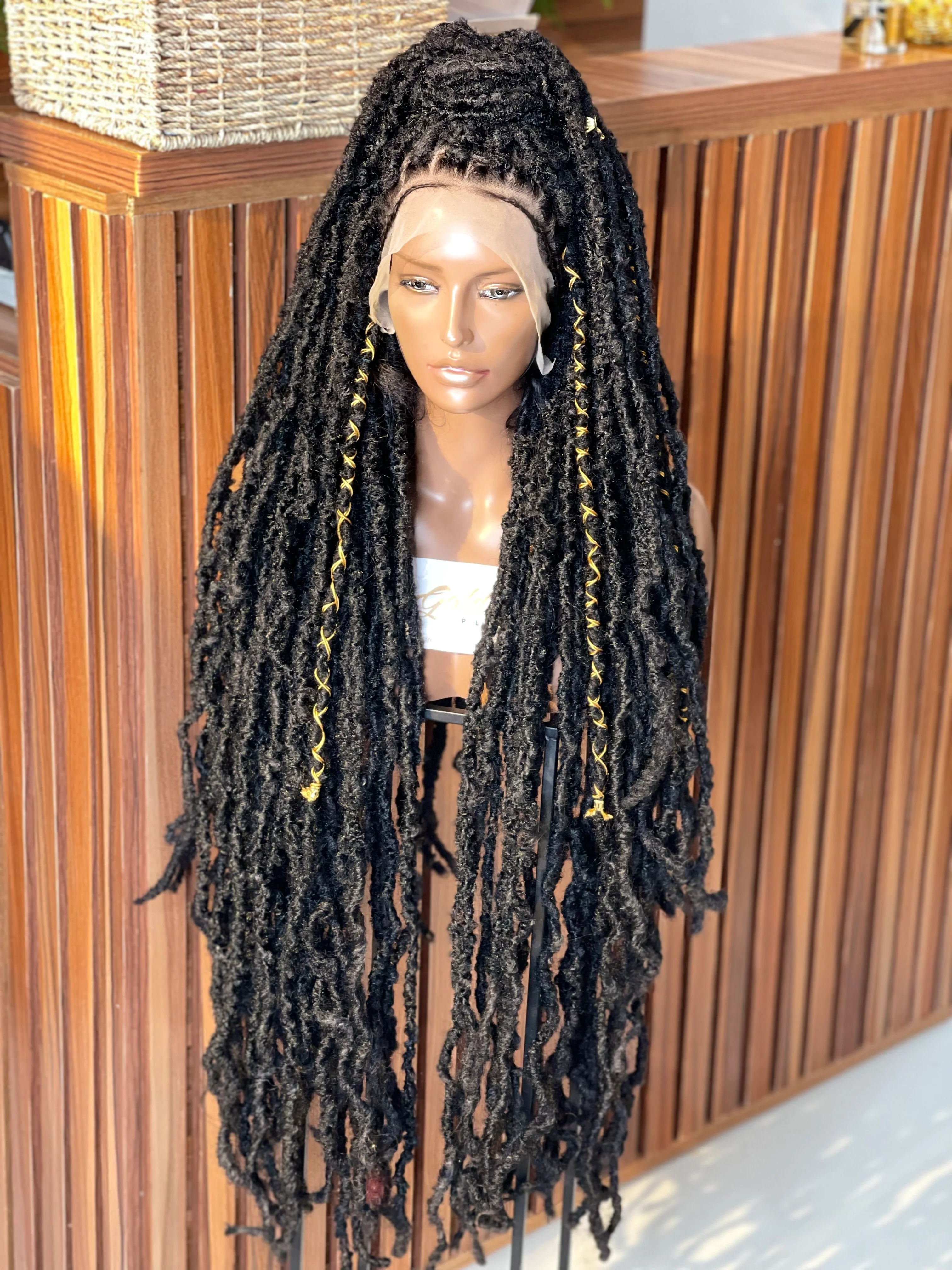 Distressed locs - Braided Wig - Mose Wig