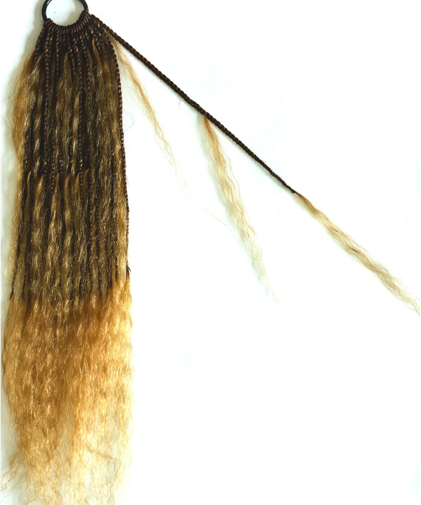 Colorful Crochet Boho Box Braids With Human Hair Super Curls 28