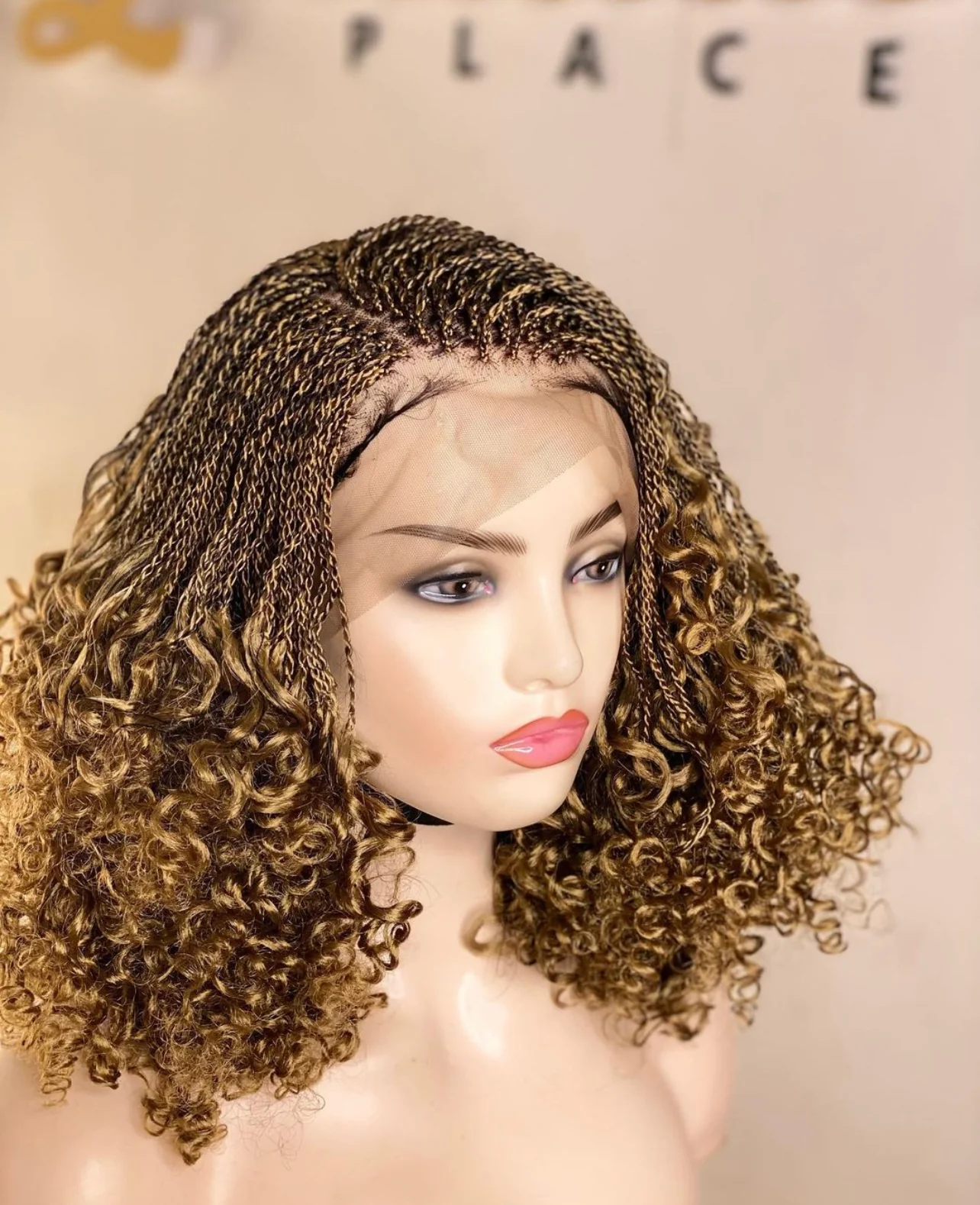 Kandy Micro Twist - Blonde Braided Wig - Mose Wig