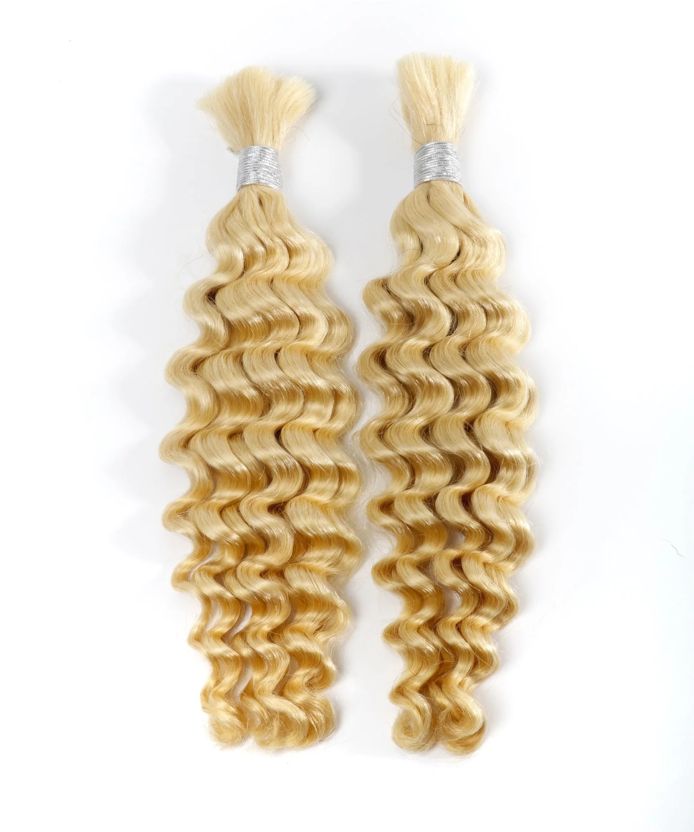 Bulk Hair Virgin Human Braiding Hair (1 Packing 2 Bundles/100g) - Mose Wig