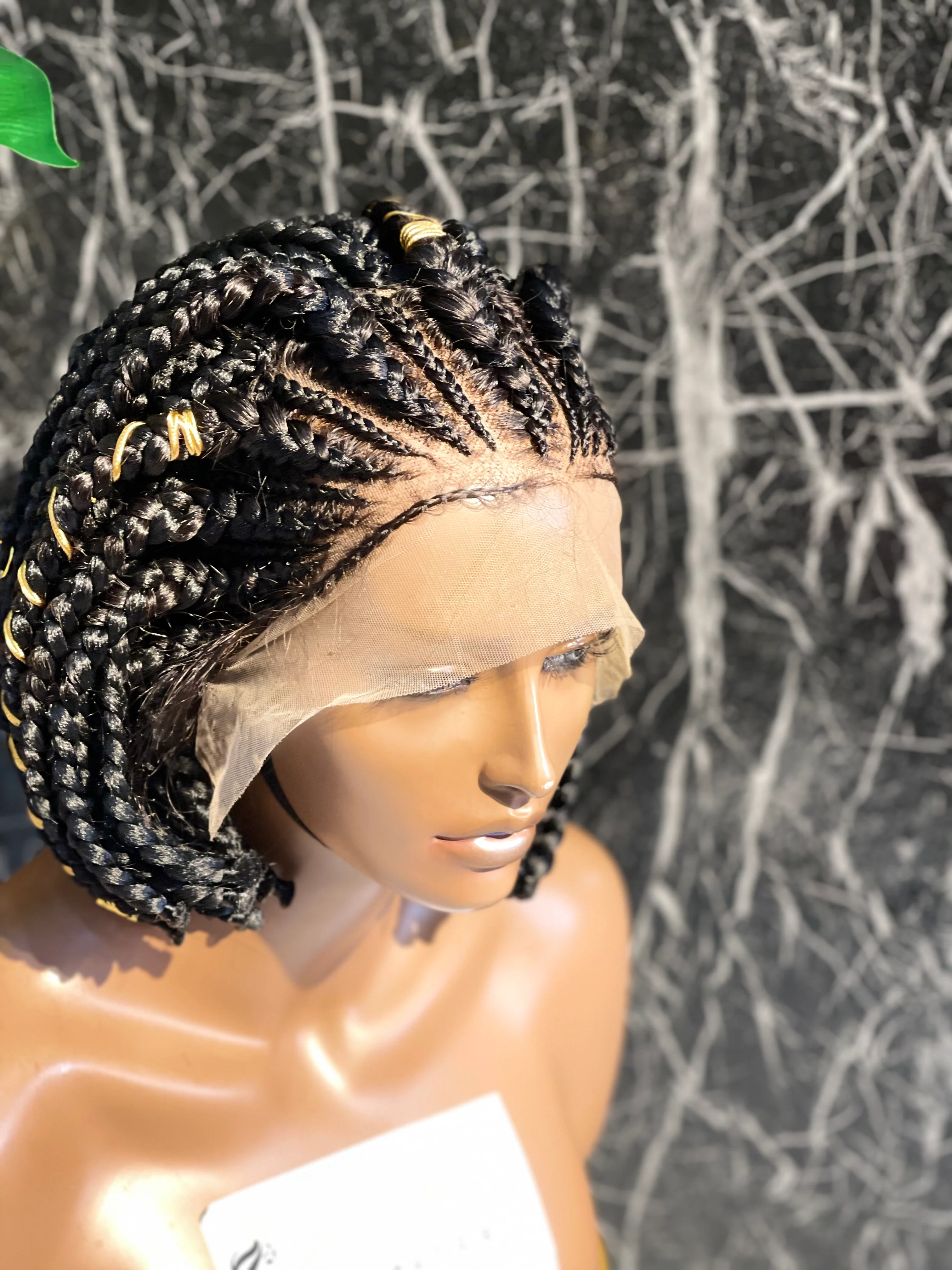 Gabby unit - Box Braid Cornrow - Braided Wig - Mose Wig