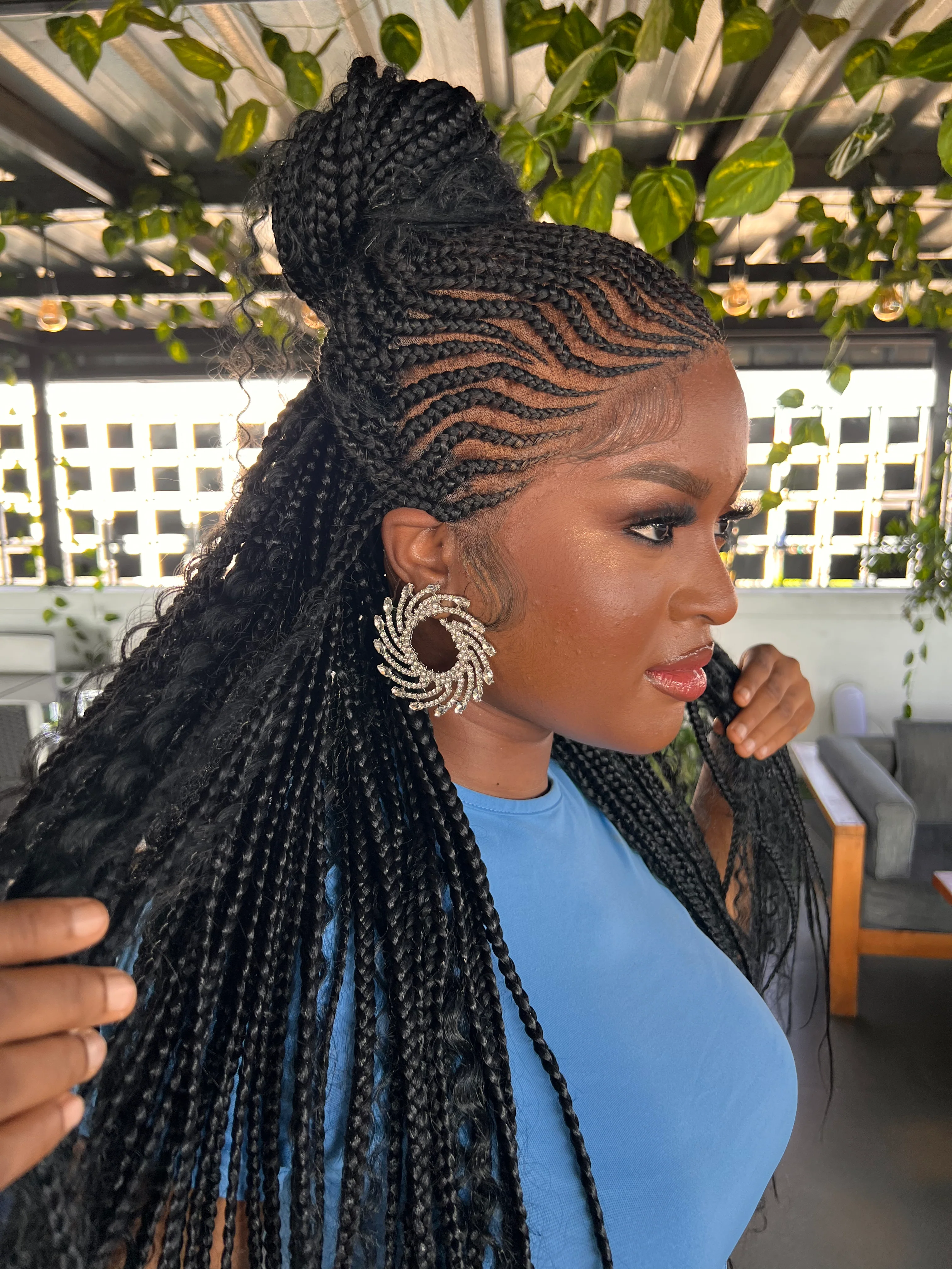 Wig Bebe- Cornrow Unit - Mose Wig
