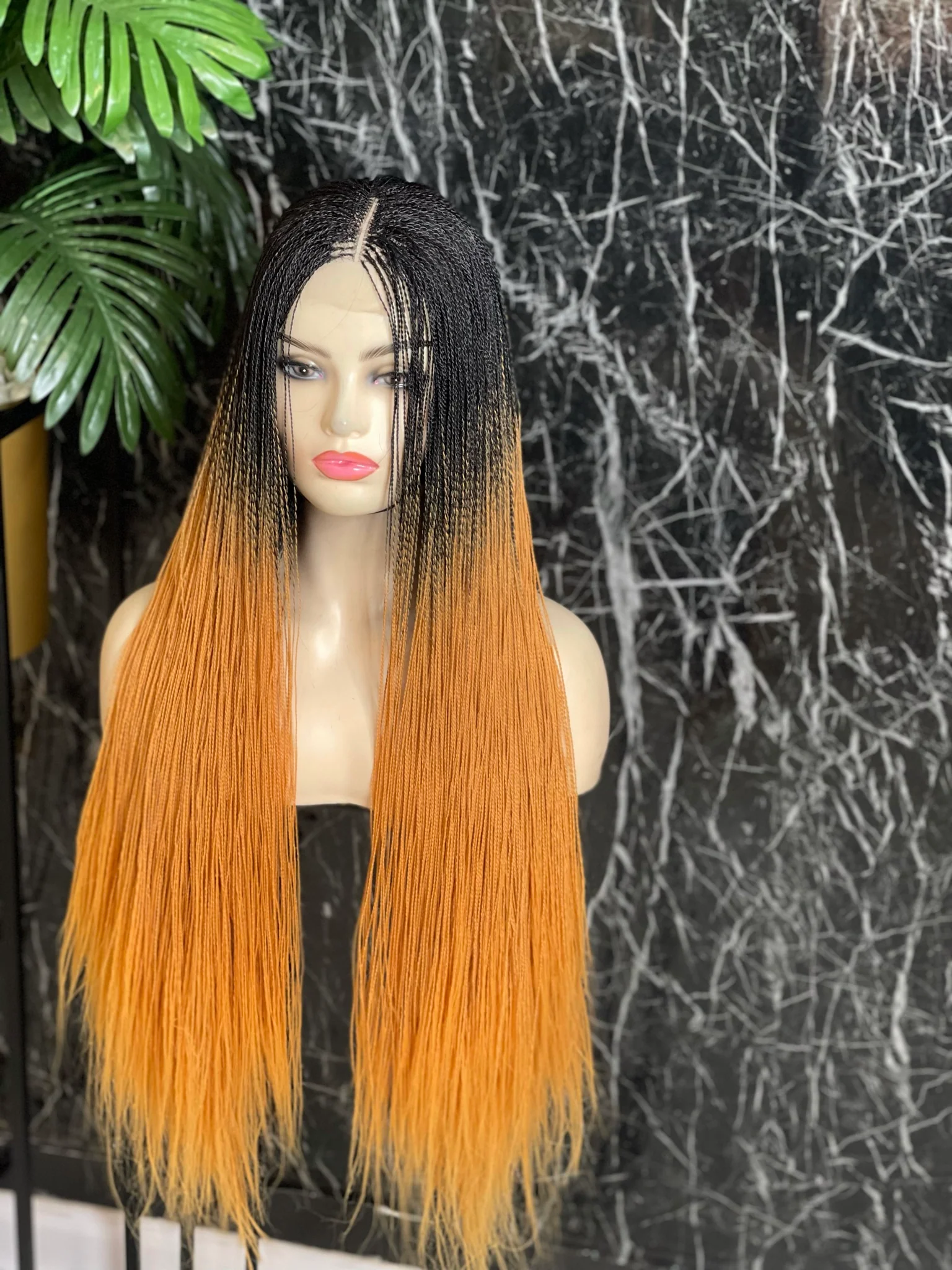 Ombre Micro Twist Braid Wig - Mose Wig