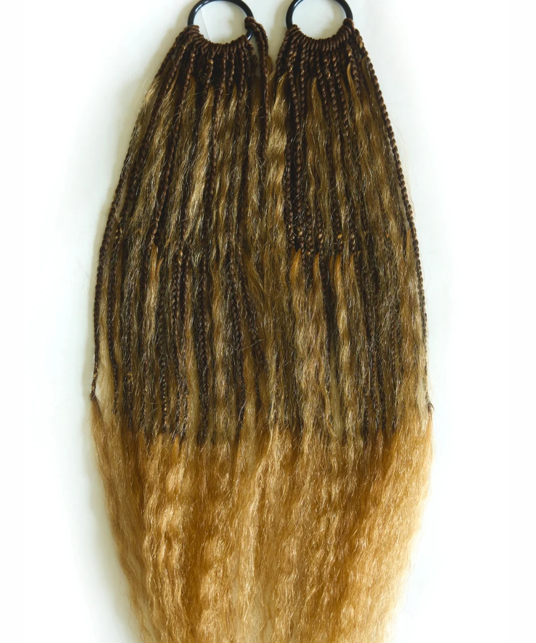 Colorful Crochet Boho Box Braids With Human Hair Super Curls 28