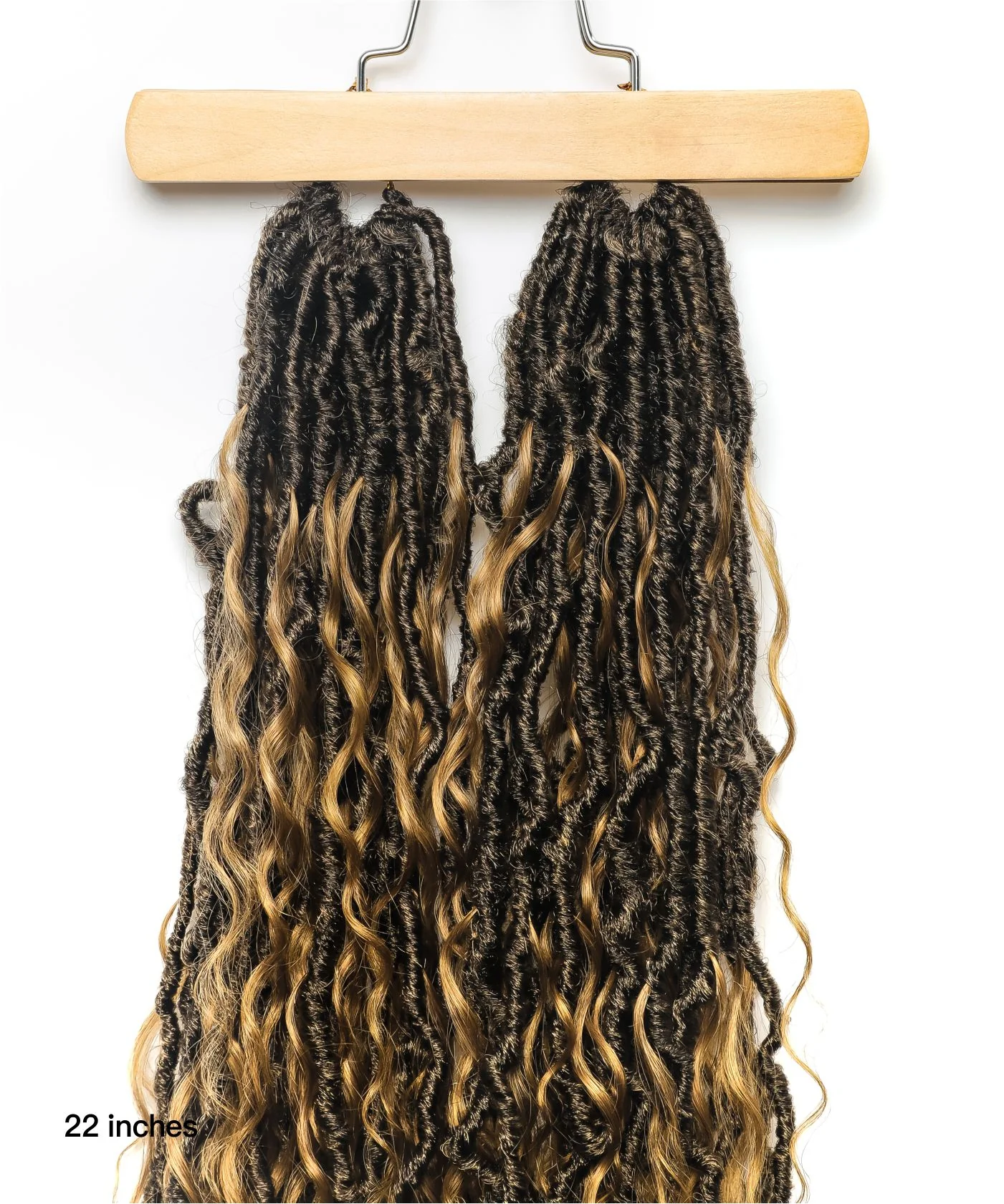 Tangleless Crochet Boho Locs Braids With Human Hair Curls 22