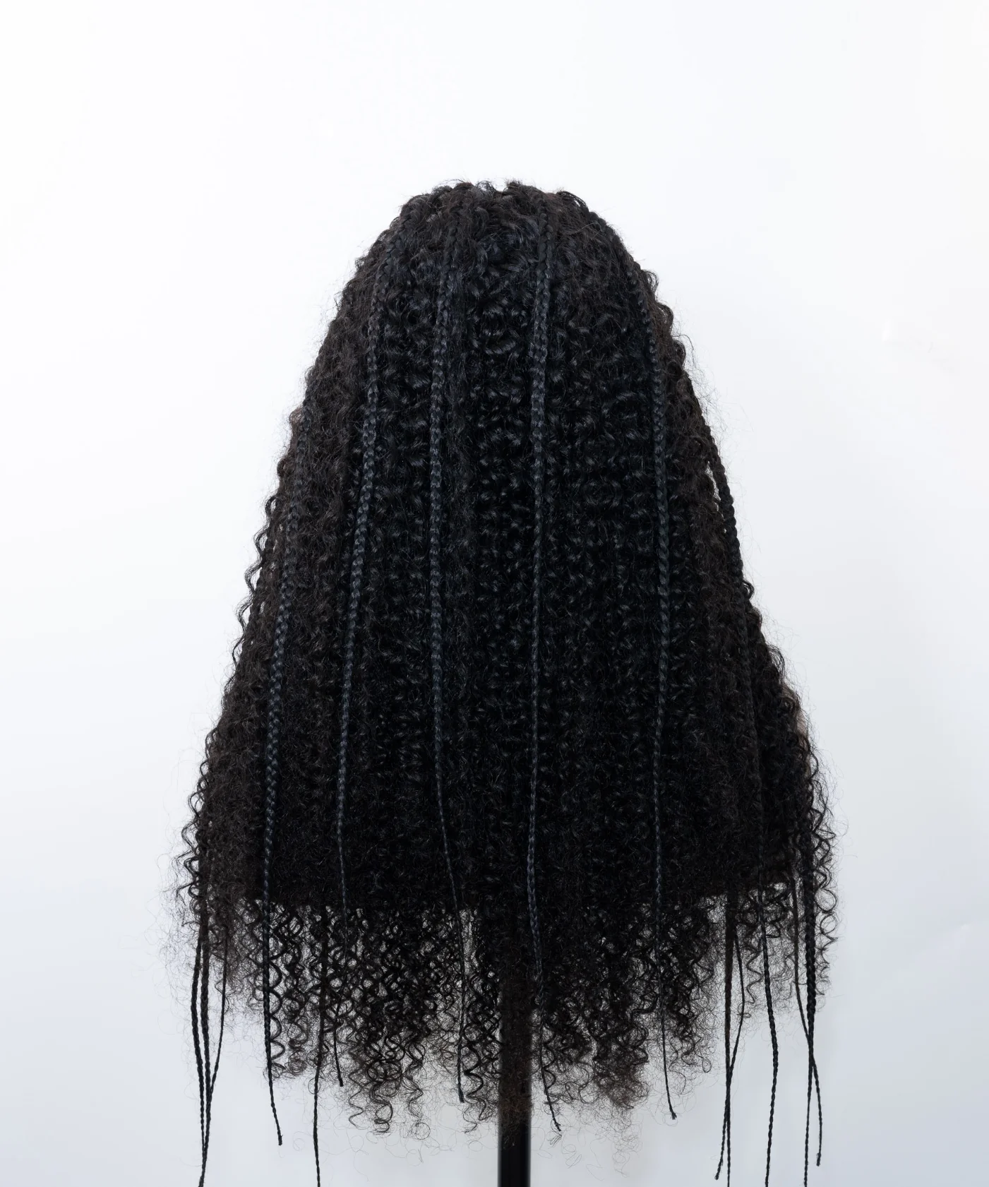 Extra Full Pre bleached Human Hair Lace Braided Cornrow Style Braided Wig  (Scheduled to ship in 1-2 weeks) - Mose Wig