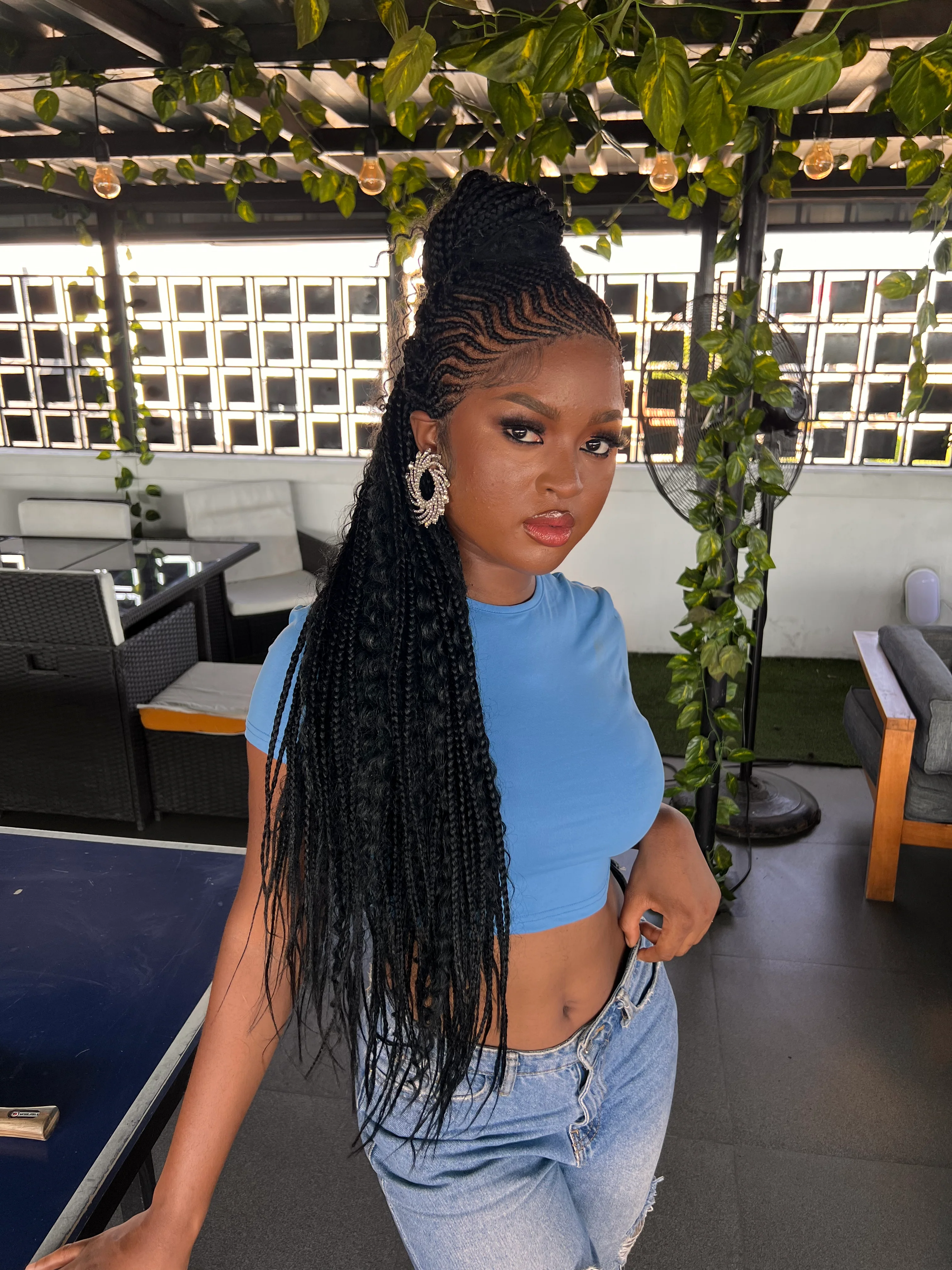 Wig Bebe- Cornrow Unit - Mose Wig