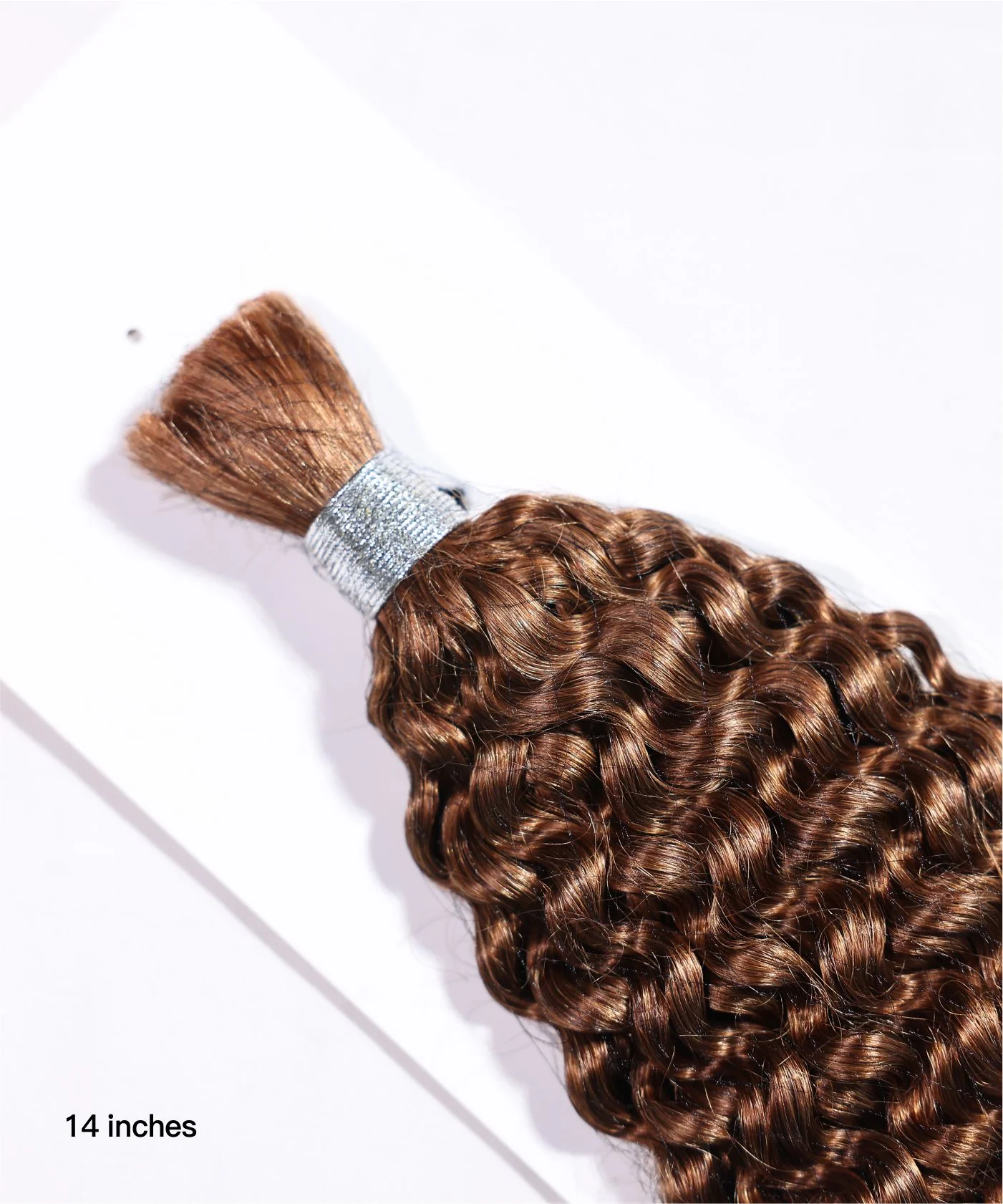 Brown #30 Bulk Hair Extensions 100% Virgin Human Braiding Hair  (Scheduled to ship in 1-2 weeks) - Mose Wig