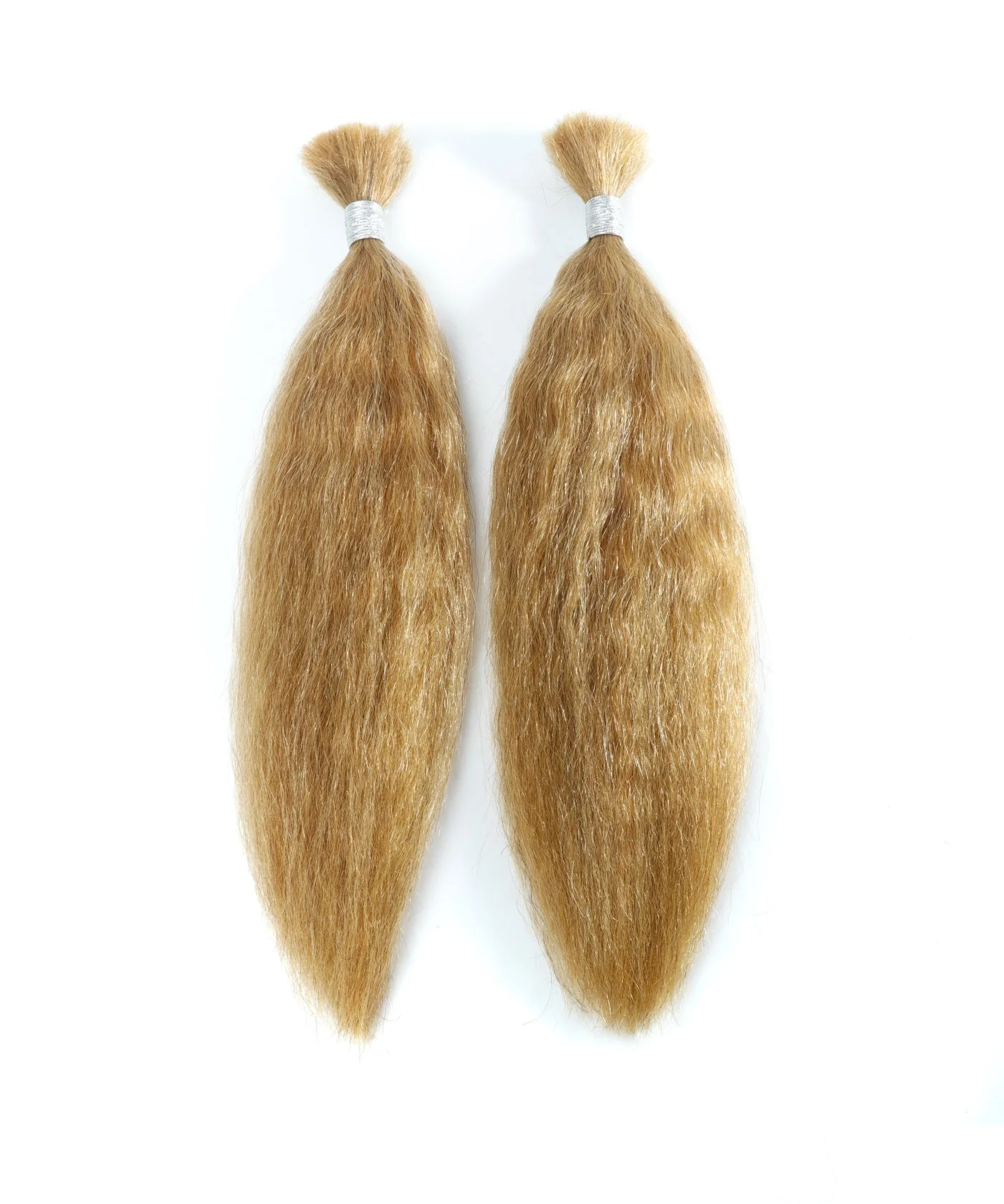 Bulk Hair Virgin Human Braiding Hair (1 Packing 2 Bundles/100g) - Mose Wig