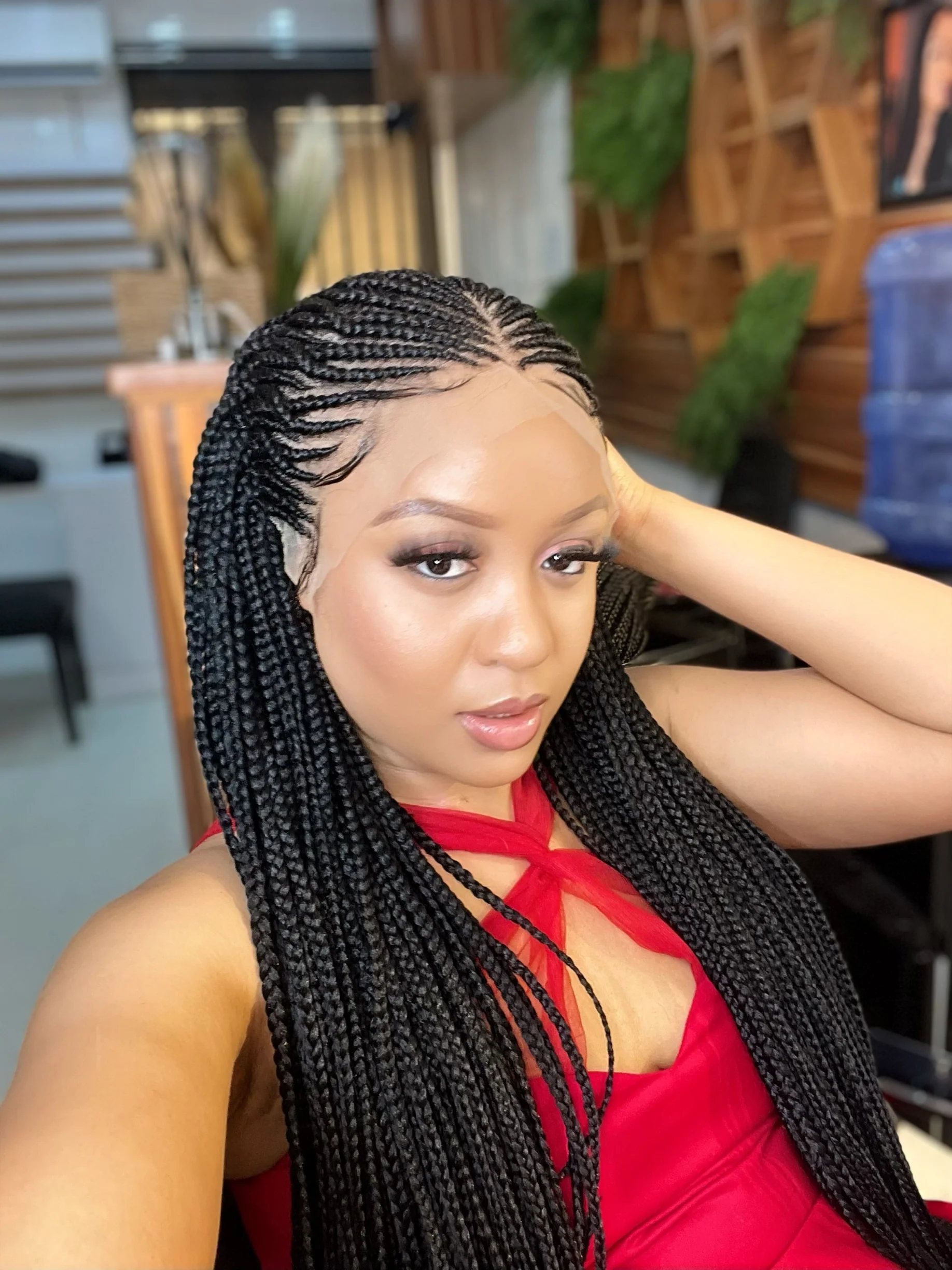 Dera Unit - Cornrow Braided Wig - Mose Wig