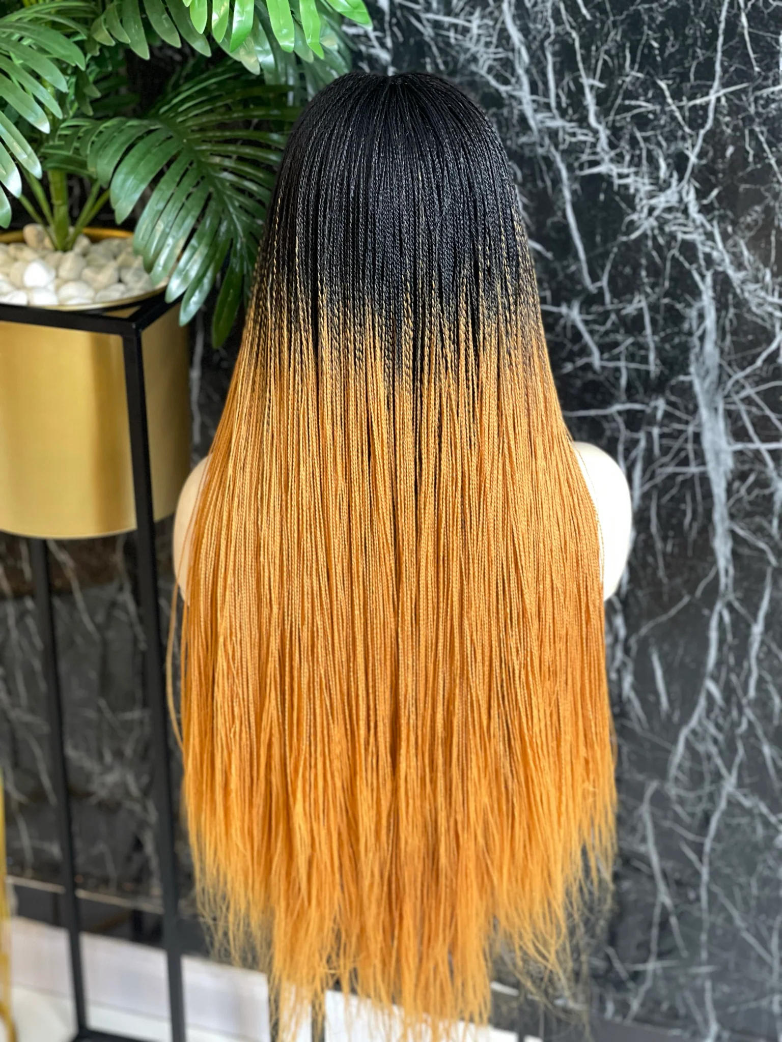 Ombre Micro Twist Braid Wig - Mose Wig