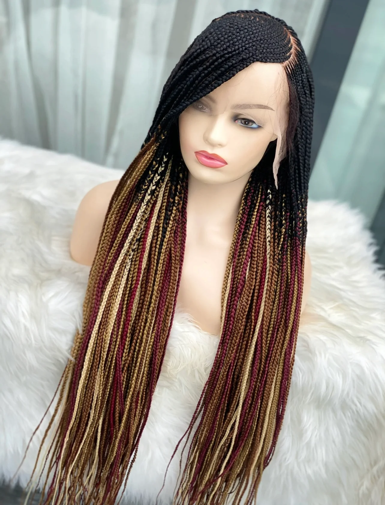 Police Cap Cornrow Unit - Mose Wig