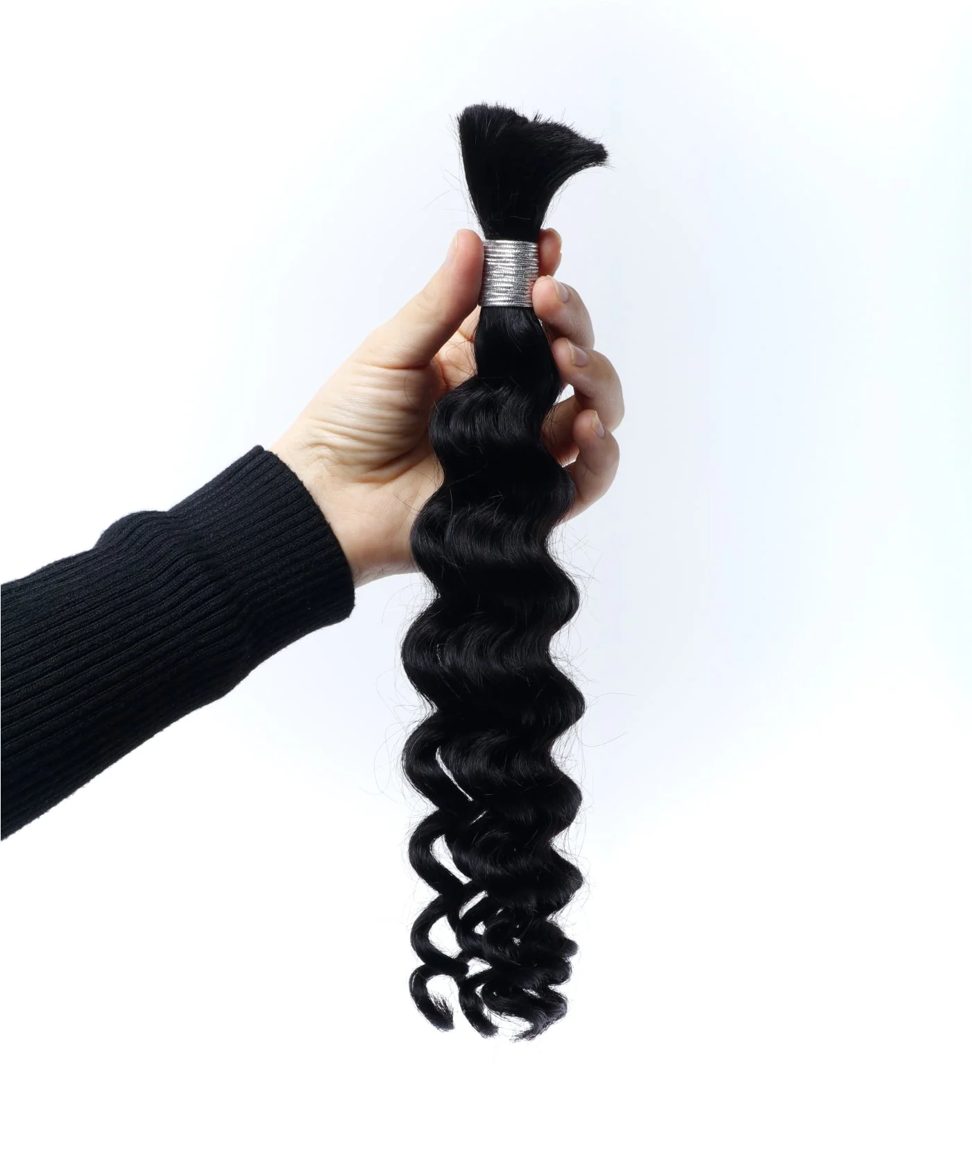Bulk Hair Virgin Human Braiding Hair (1 Packing 2 Bundles/100g) - Mose Wig