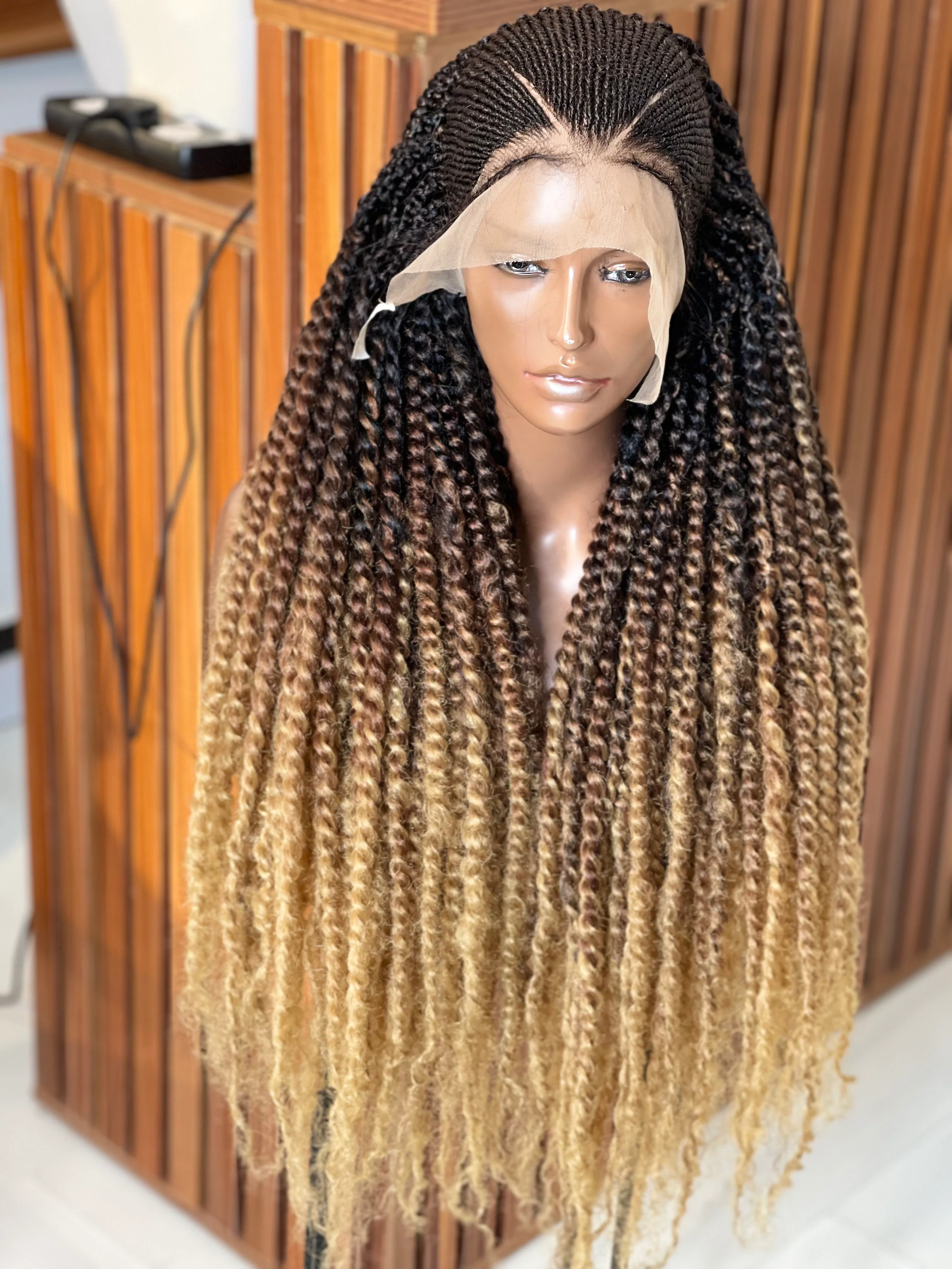Og Unit - Passion Twists - Ombre Cornrow Wig - Mose Wig