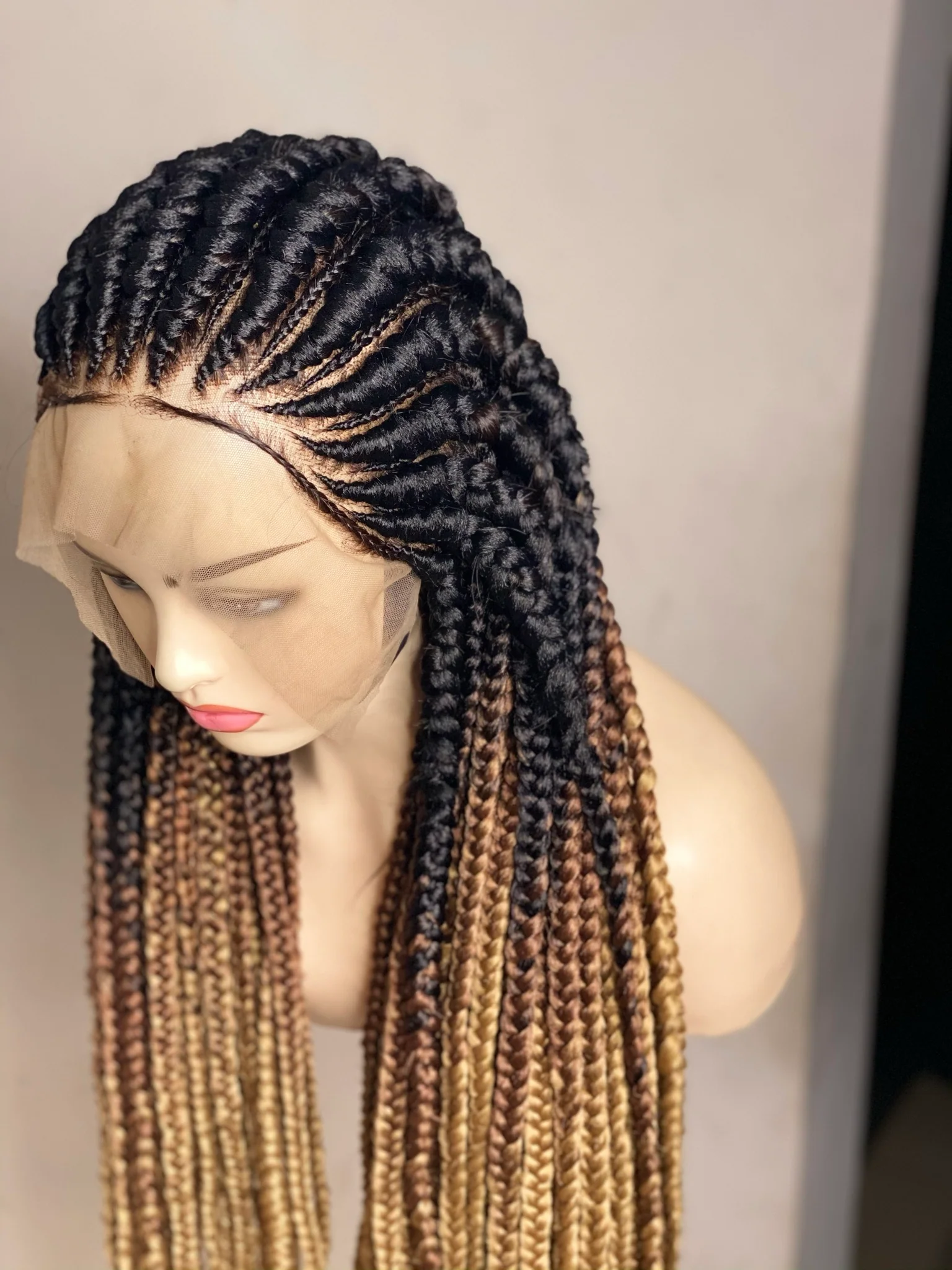 Fatima Cornrow - Braided Wig - Mose Wig