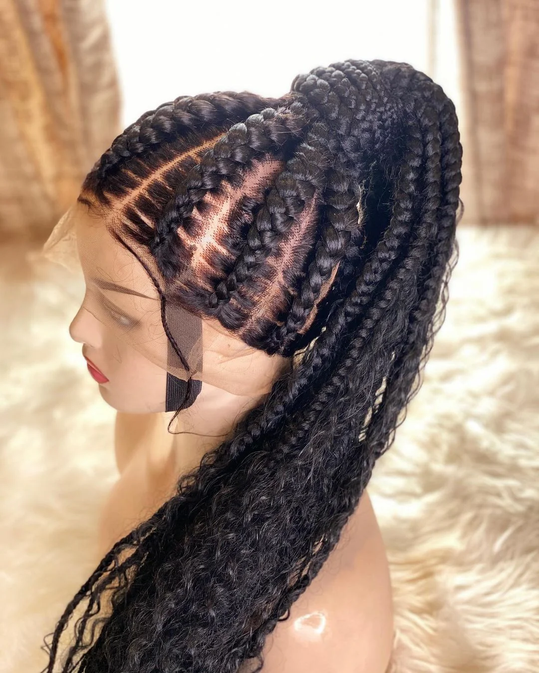 Yide Stitch Braid - Cornrow Wig - Mose Wig