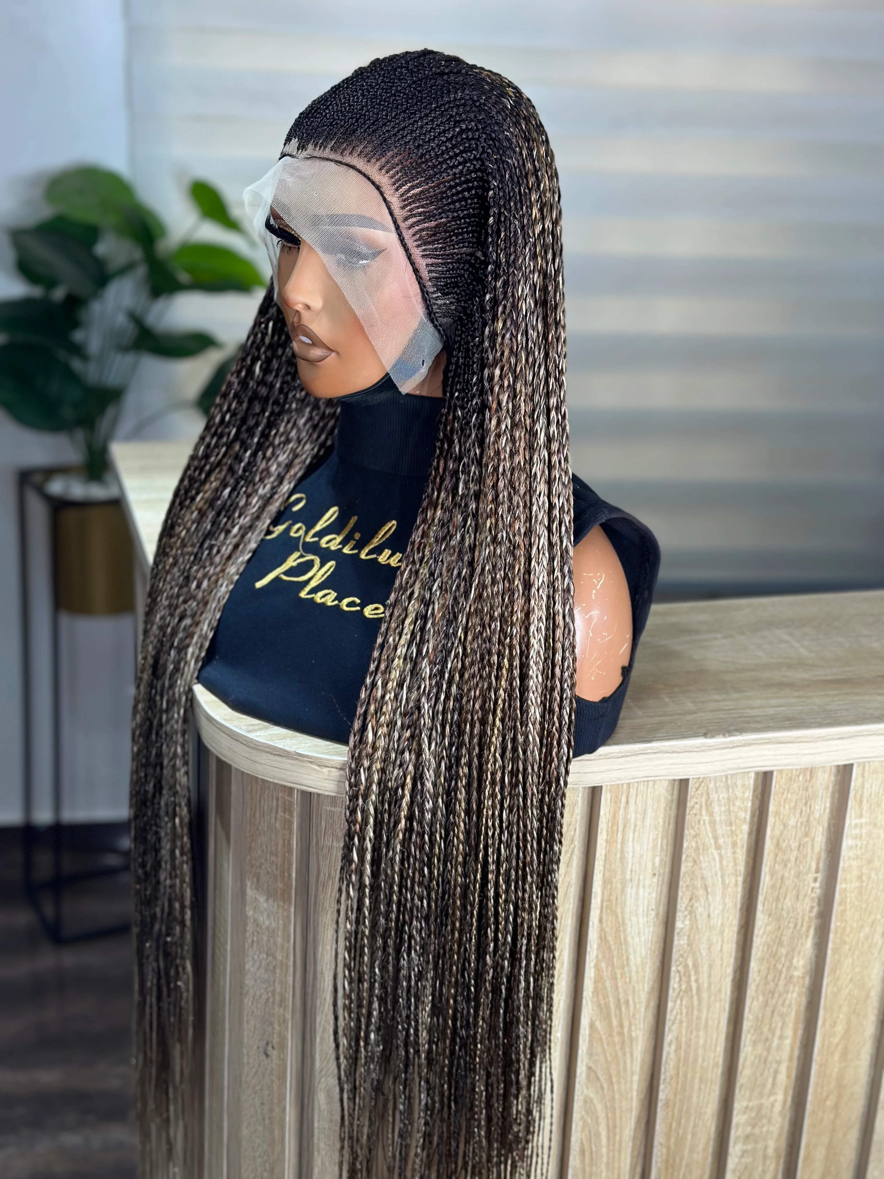 Amina Unit - Cornrow Braided Wig - Mose Wig