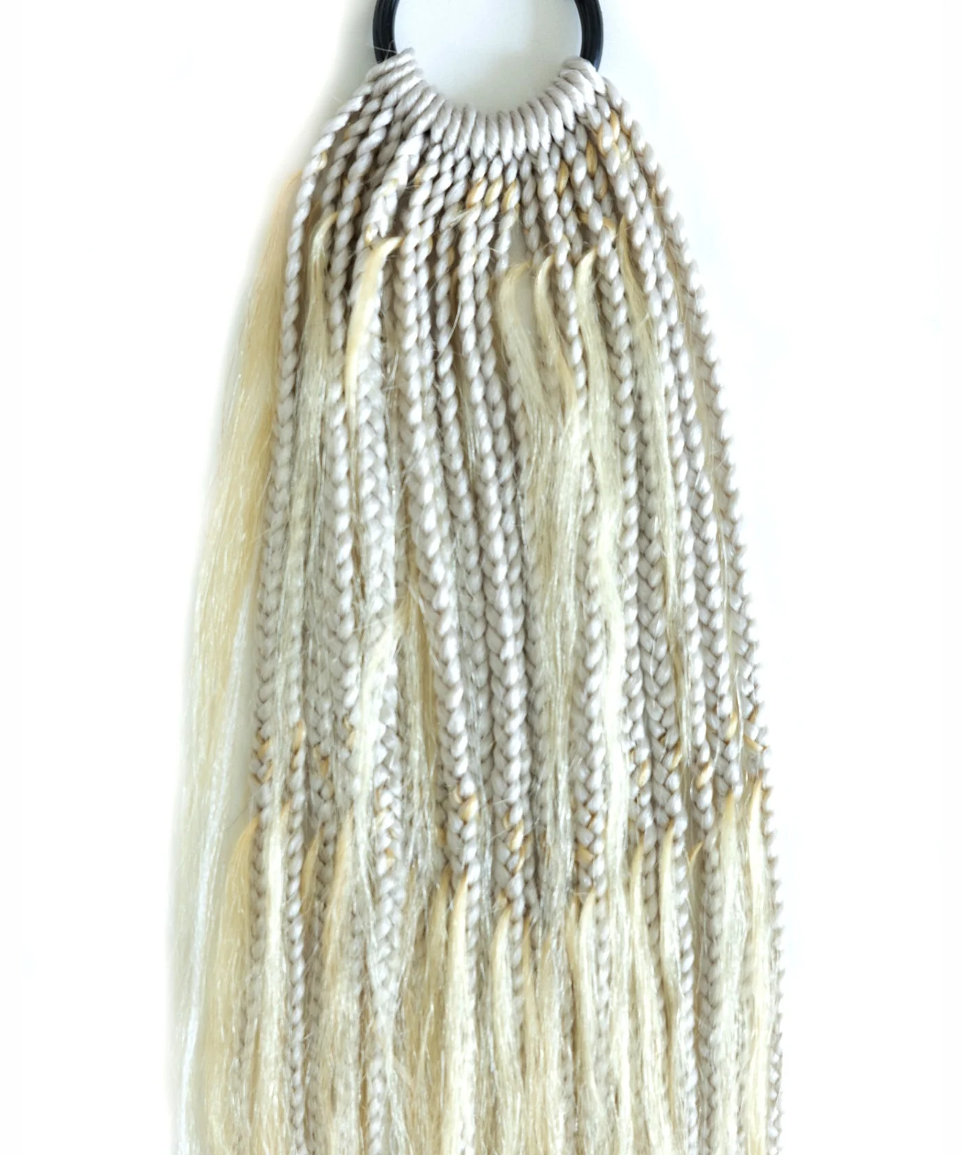 Colorful Crochet Boho Box Braids With Human Hair Super Curls 28